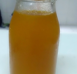 Frozen golden berry juice