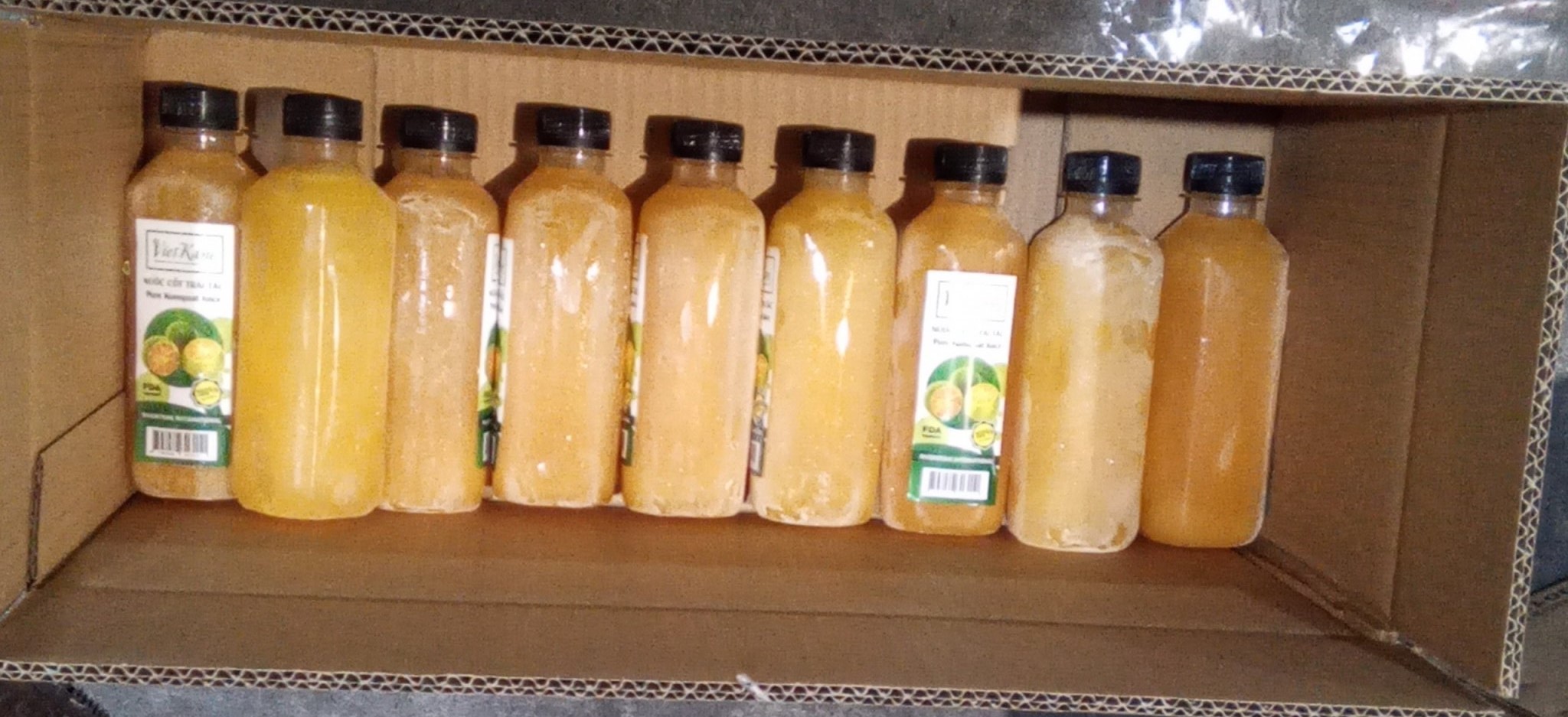 Tan Gia Thanh's frozen kumquat juice for export