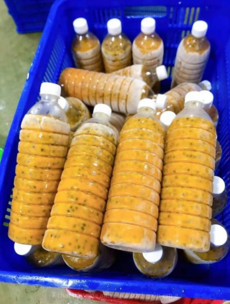 Tan Gia Thanh is a reputable manufacturer to buy exporting frozen passion fruit juice in the South of Vietnam