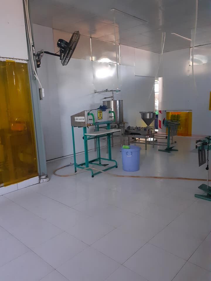 The production area of Tan Gia Thanh's frozen passion fruit juice